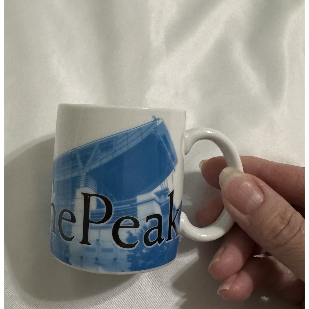 Starbucks Mini Cappuccino Espresso Cup Hong Kong City Collector Series THE PEAK